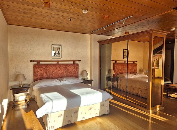 Junior Suite ohne Balkon mit Blick auf den Mont Bllanc